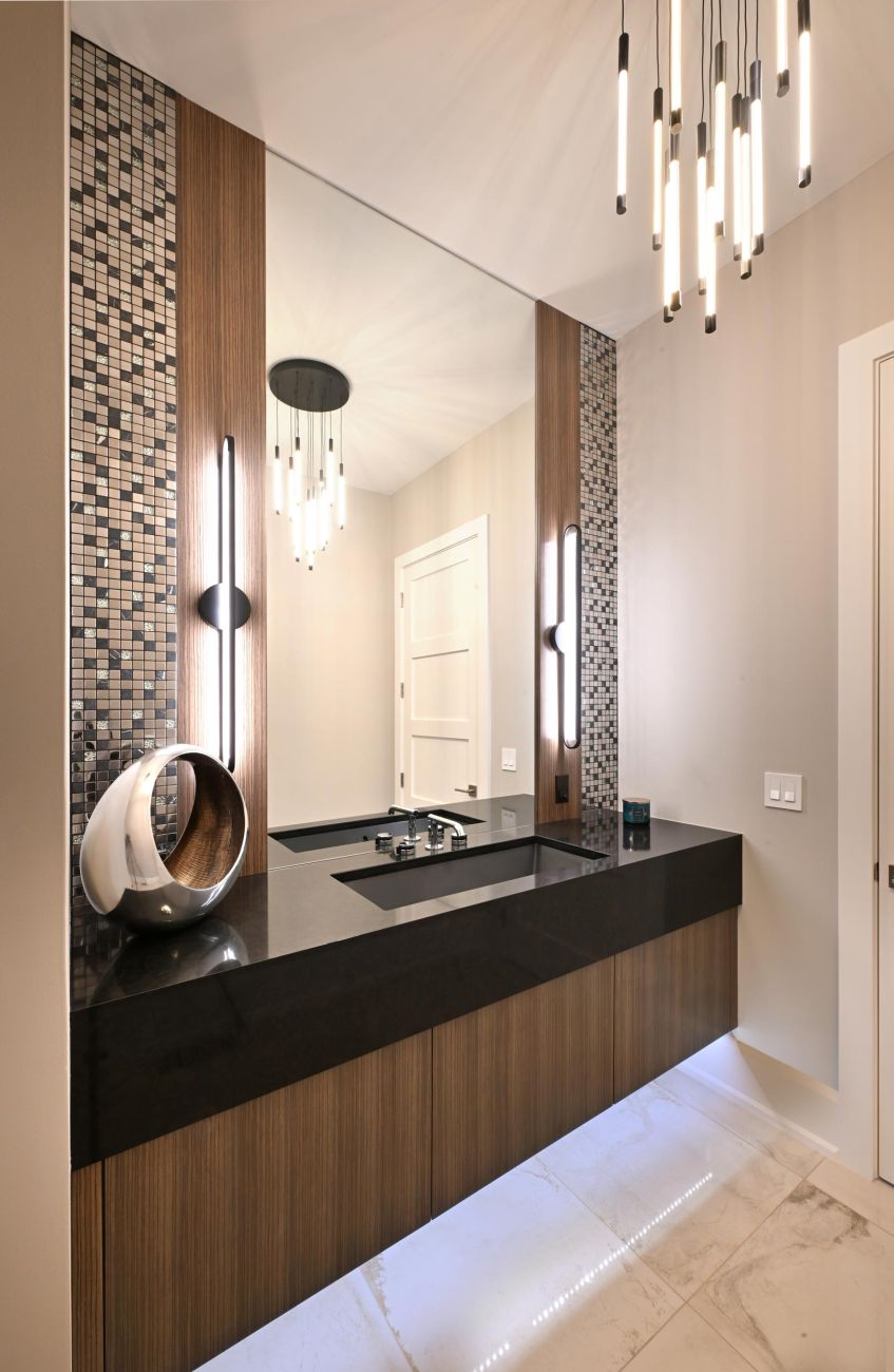 Floating Powder Room Vanity